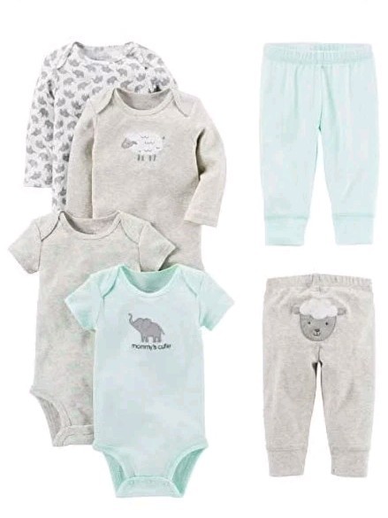 SIMPLE JOYS BY CARTER'S 6 PC NEWBORN LITTLE CHARACTER SETS UNISEX SIMPLE JOYS BY CARTER'S 6 PC NEWBORN LITTLE CHARACTER SETS UNISEX
