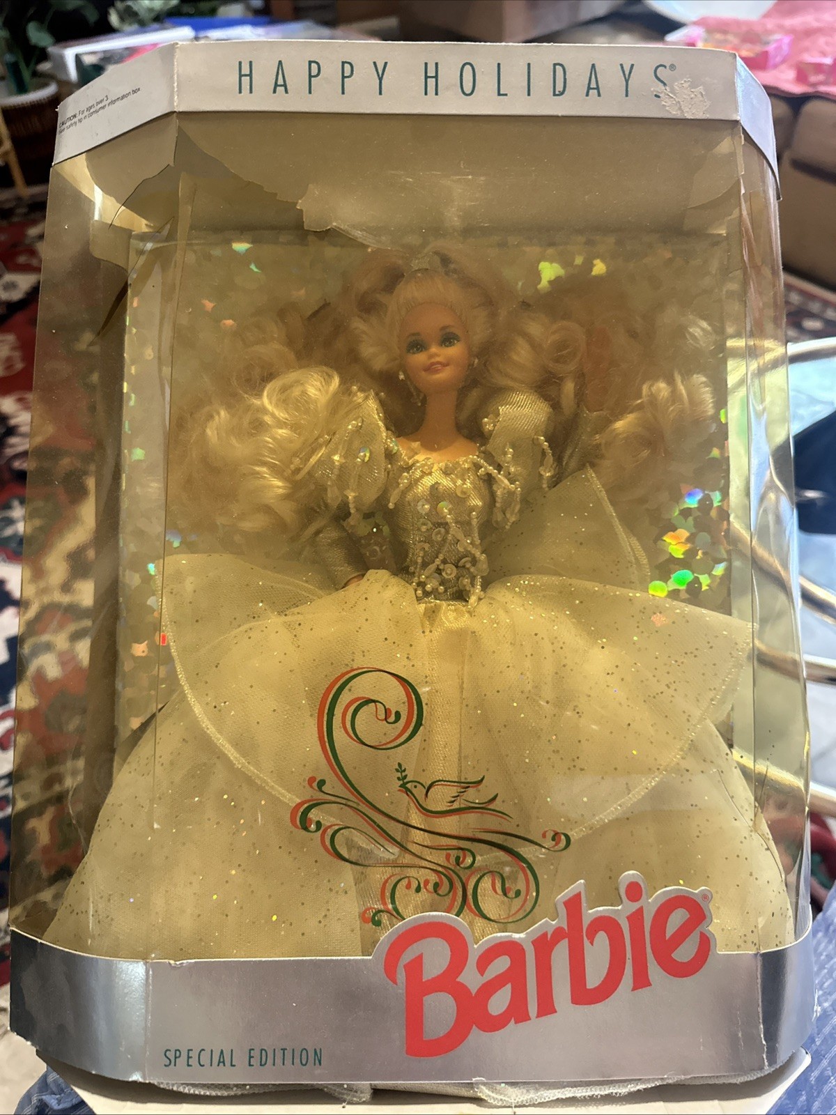 Happy Holidays 1992 Barbie Doll. Limited Edition MIB NRFB- BRAND NEW Happy Holidays 1992 Barbie Doll. Limited Edition MIB NRFB- BRAND NEW