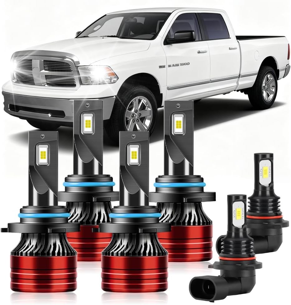 Light Bulbs Compatible for 2013-2018 Dodge RAM 1500 2500 3500 with Projector 900 Light Bulbs Compatible for 2013-2018 Dodge RAM 1500 2500 3500 with Projector 900