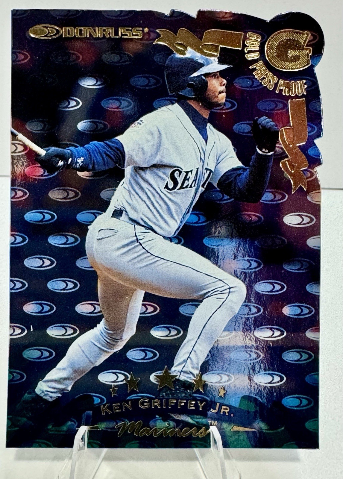 Ken Griffey Jr 1998 Donruss Press Proofs Gold #28 1 of /500 Seattle Mariners HOF