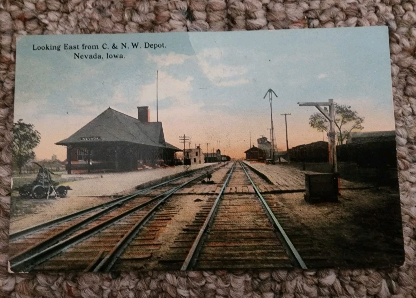 1913 C & N,W Depot Nevada,Iowa 1913 C & N,W Depot Nevada,Iowa