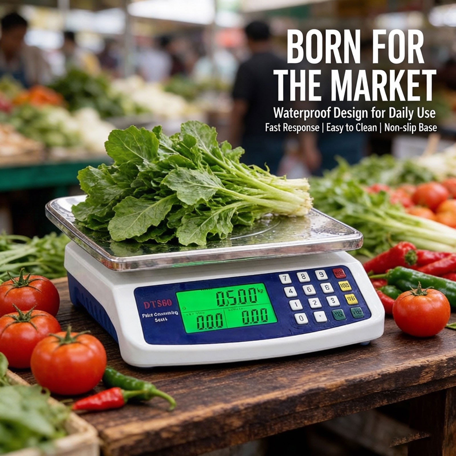 Commercial Food Scale 88lb/40kg Digital Price Computing Deli Market Weighing NEW