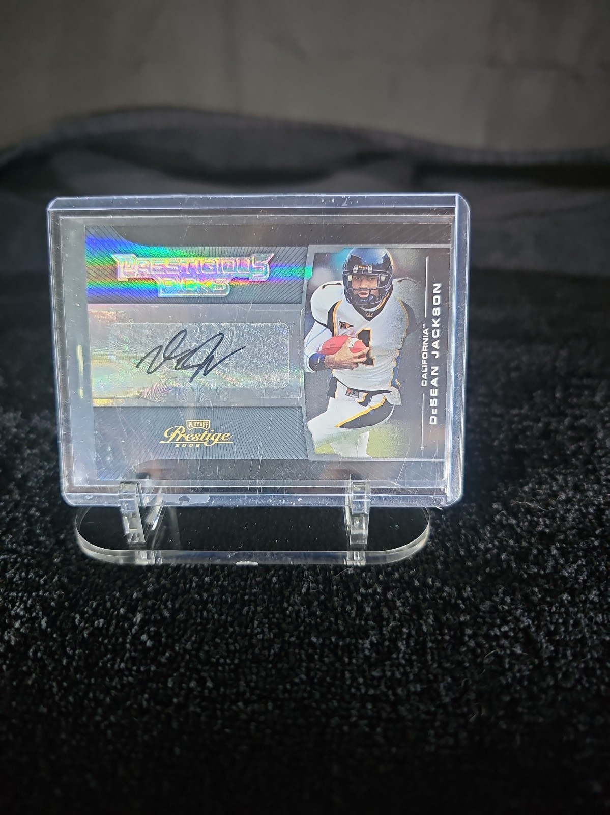 2008 Donruss Prestigious Picks DESEAN JACKSON RC 01/25