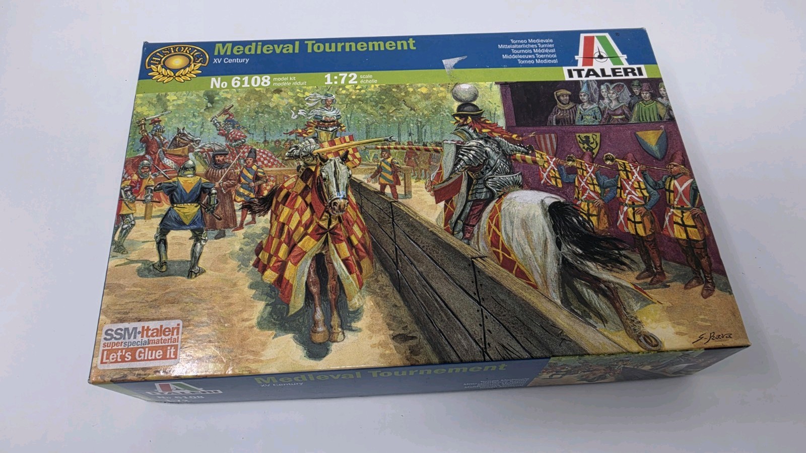 Italeri Historics 6108, Medieval Tournament XV Century Model Kit, 1/72 Sealed Italeri Historics 6108, Medieval Tournament XV Century Model Kit, 1/72 Sealed