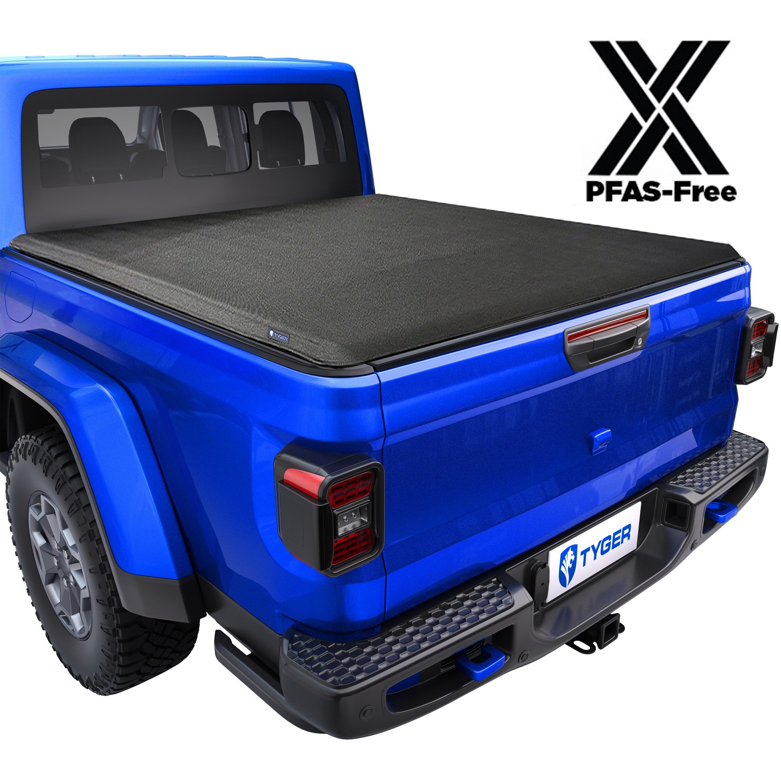 TYGER T1X Soft Roll-Up in Fabric Tonneau Cover for 20-26 Gladiator 5' Bed TYGER T1X Soft Roll-Up in Fabric Tonneau Cover for 20-26 Gladiator 5' Bed