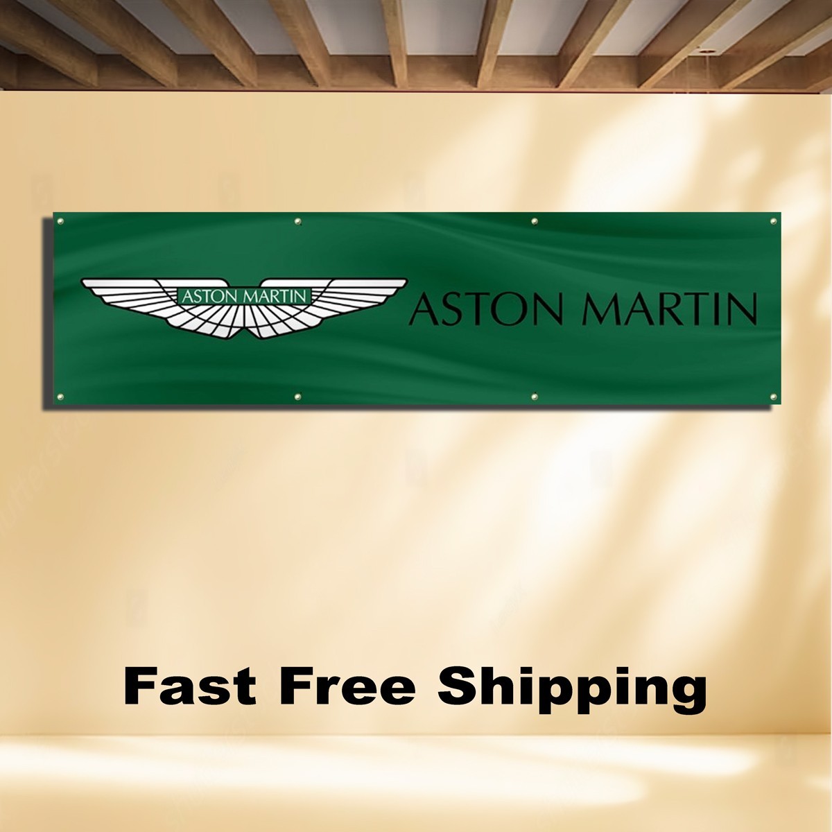 ASTON MARTIN 2'X8' BANNER FLAG ASTON MARTIN 2'X8' BANNER FLAG