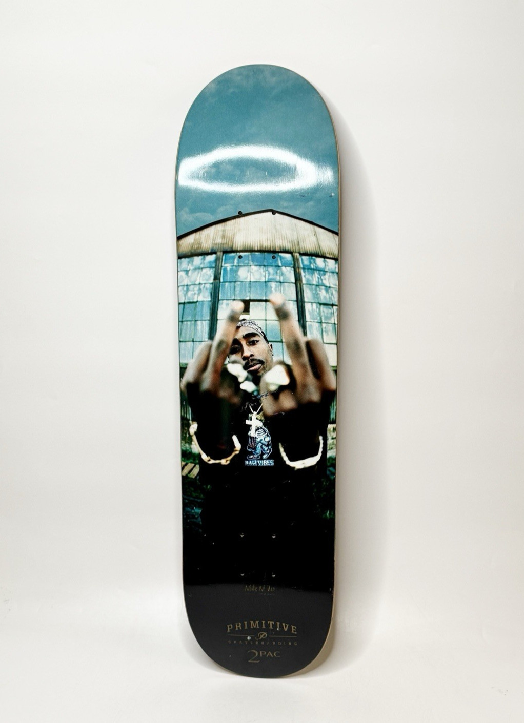 Primitive 2Pac Tupac Mike Miller Against The World 8.1 Skateboard Deck 2015