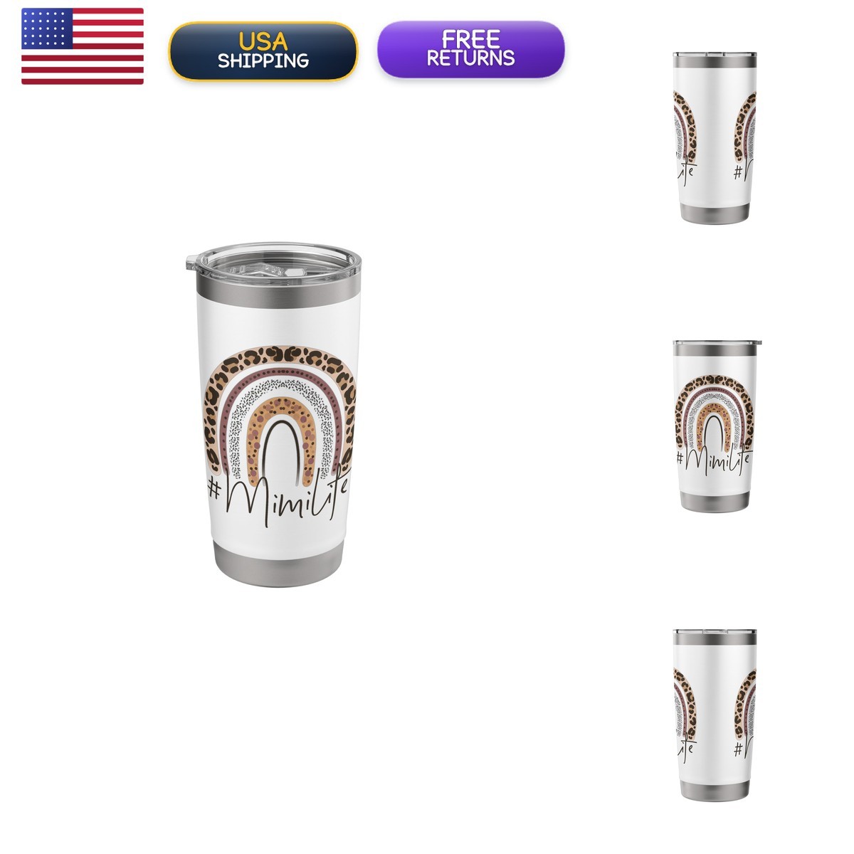 Mimi Grandma Women Stainless Steel Insulated Tumbler Mimi Grandma Women Stainless Steel Insulated Tumbler