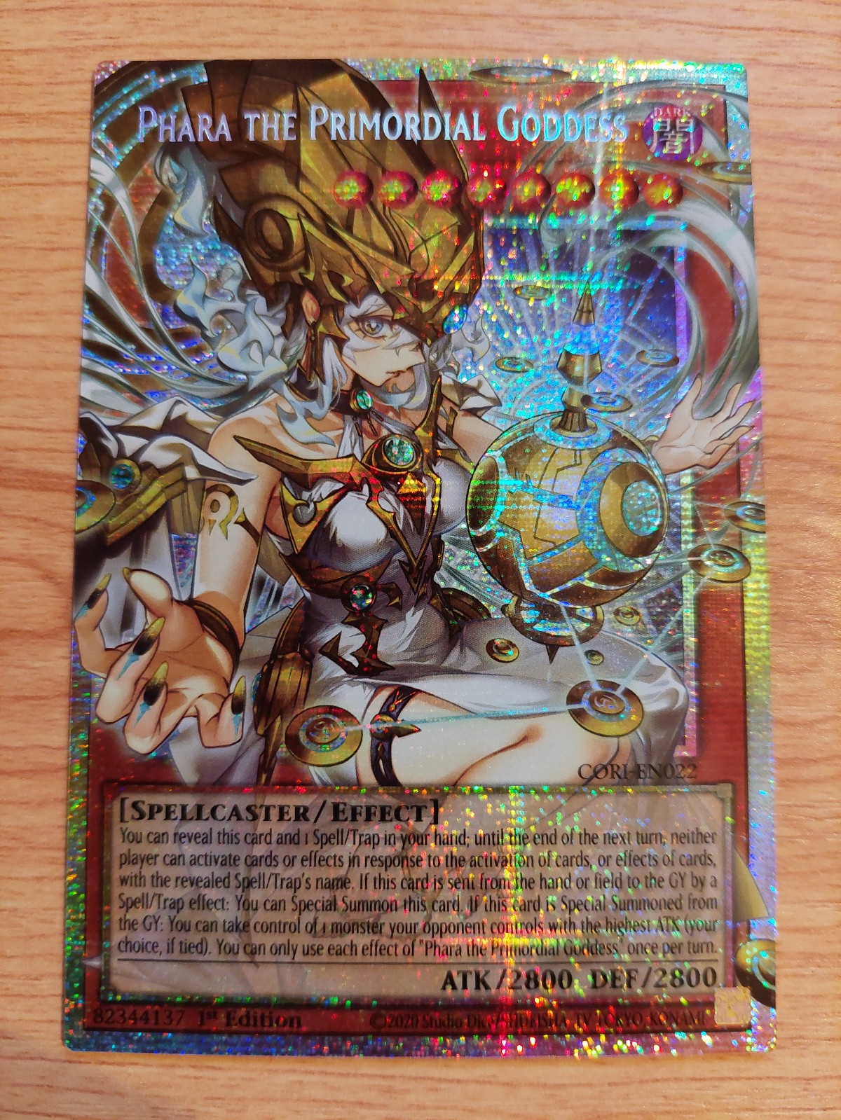 Phara the Primordial Goddess (Extended Art) - CORI-EN022 - NM - Starlight Phara the Primordial Goddess (Extended Art) - CORI-EN022 - NM - Starlight