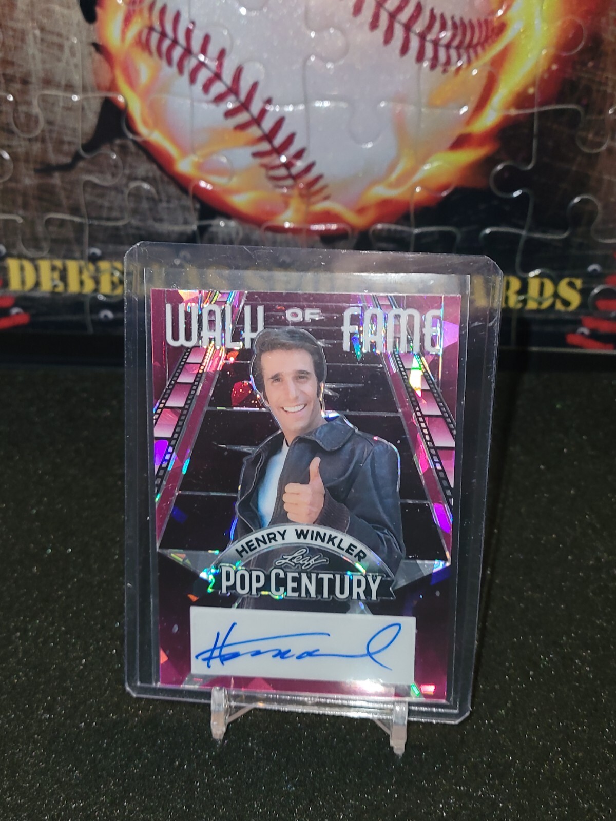 HENRY WINKLER 2023 Leaf Metal Pop Century AUTO PInk Cracked IceWalk of Fame 3/6 HENRY WINKLER 2023 Leaf Metal Pop Century AUTO PInk Cracked IceWalk of Fame 3/6