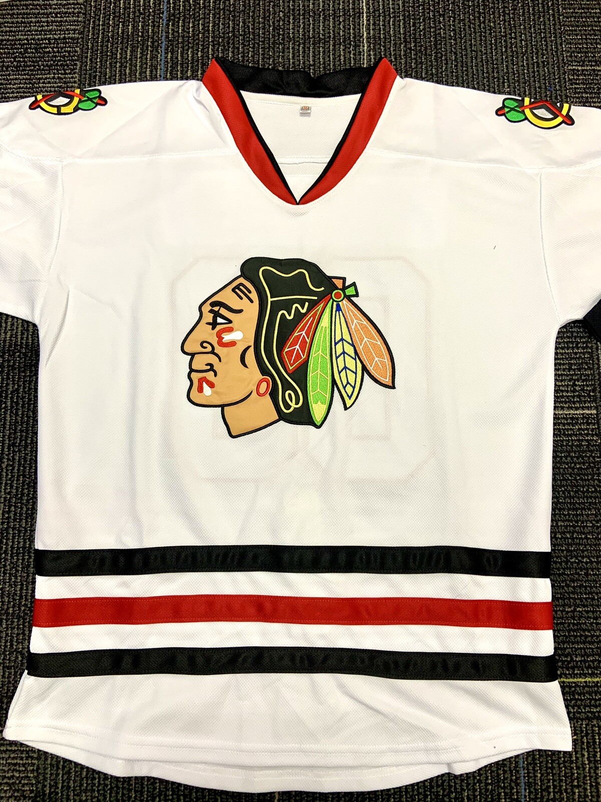 Christmas Vacation Clark Griswold Chicago Blackhawks Jersey Size Small
