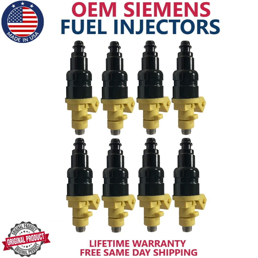 x8 NEW Siemens Fuel Injector Fits 1999-96 Mercedes CL500 S420 5.0L 0000788323