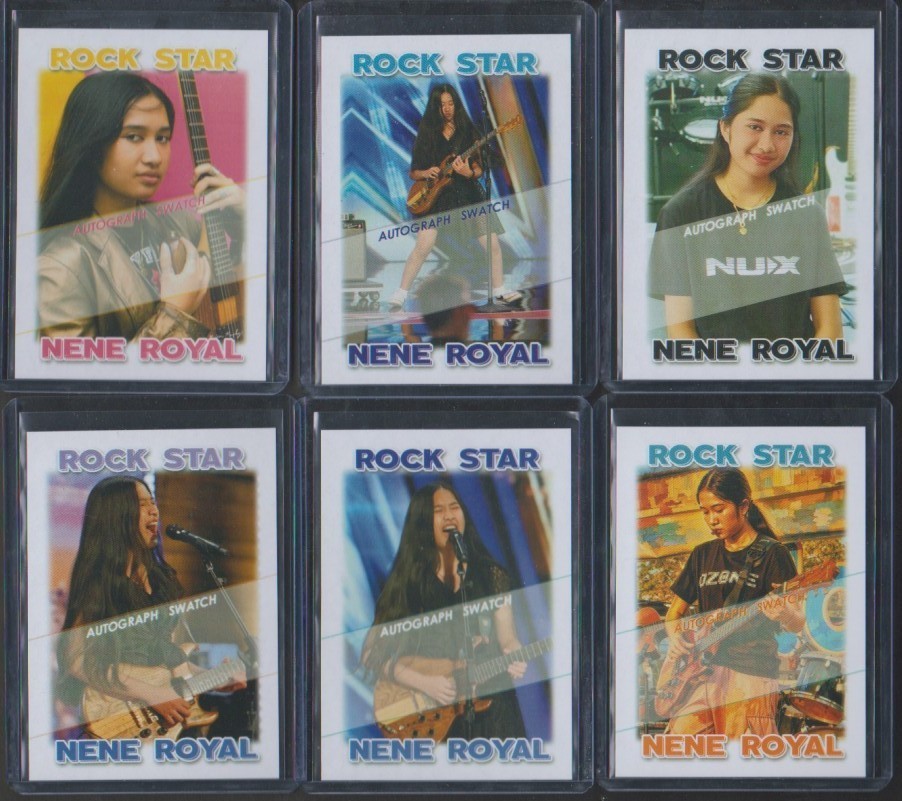 12-PACK* NENE ROYAL *ROCK STAR ROOKIE CARDS w AUTO SWATCH AGT GOLDEN BUZZER