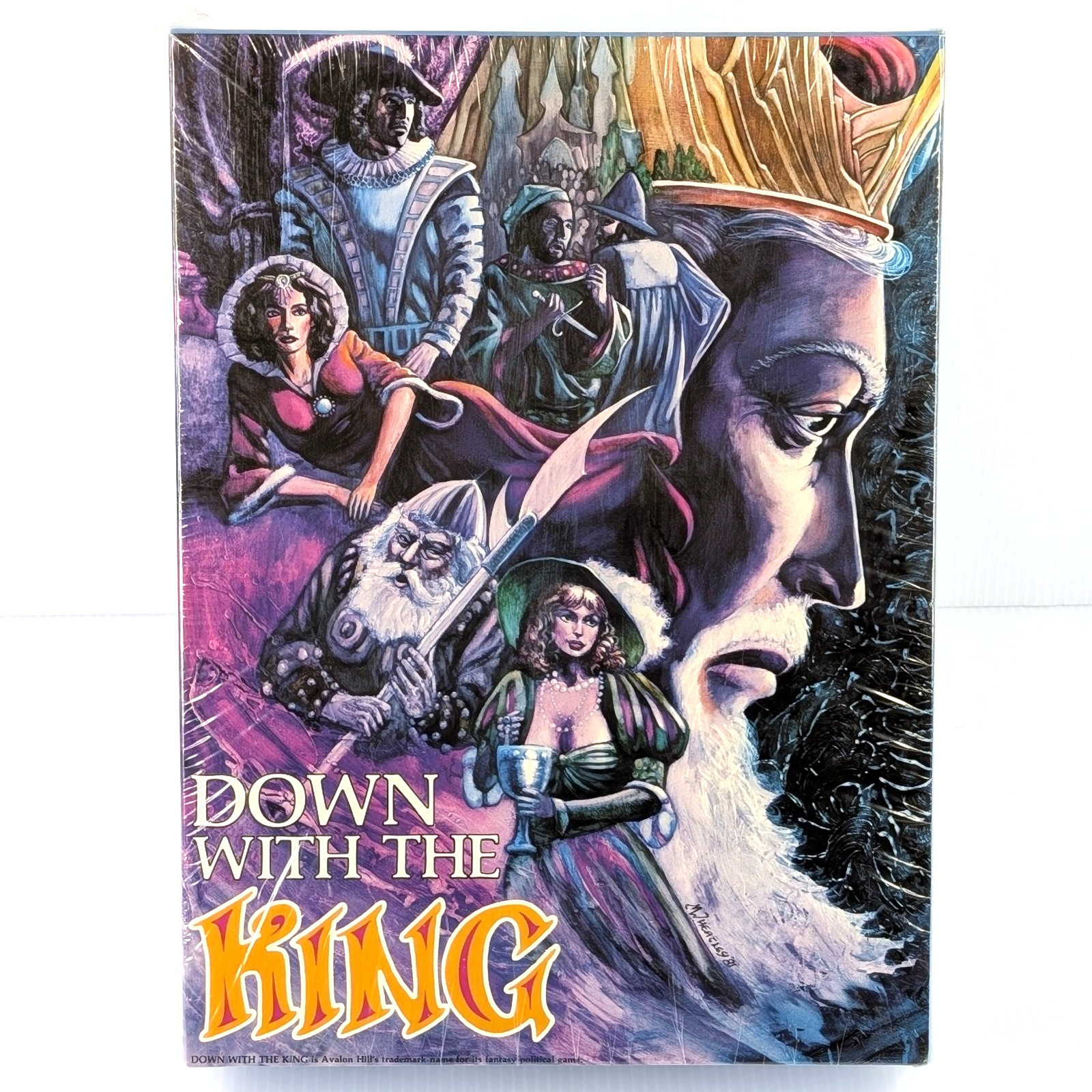 Vintage 1981 Avalon Hill Down with the King Game NEW SEALED Vintage 1981 Avalon Hill Down with the King Game NEW SEALED