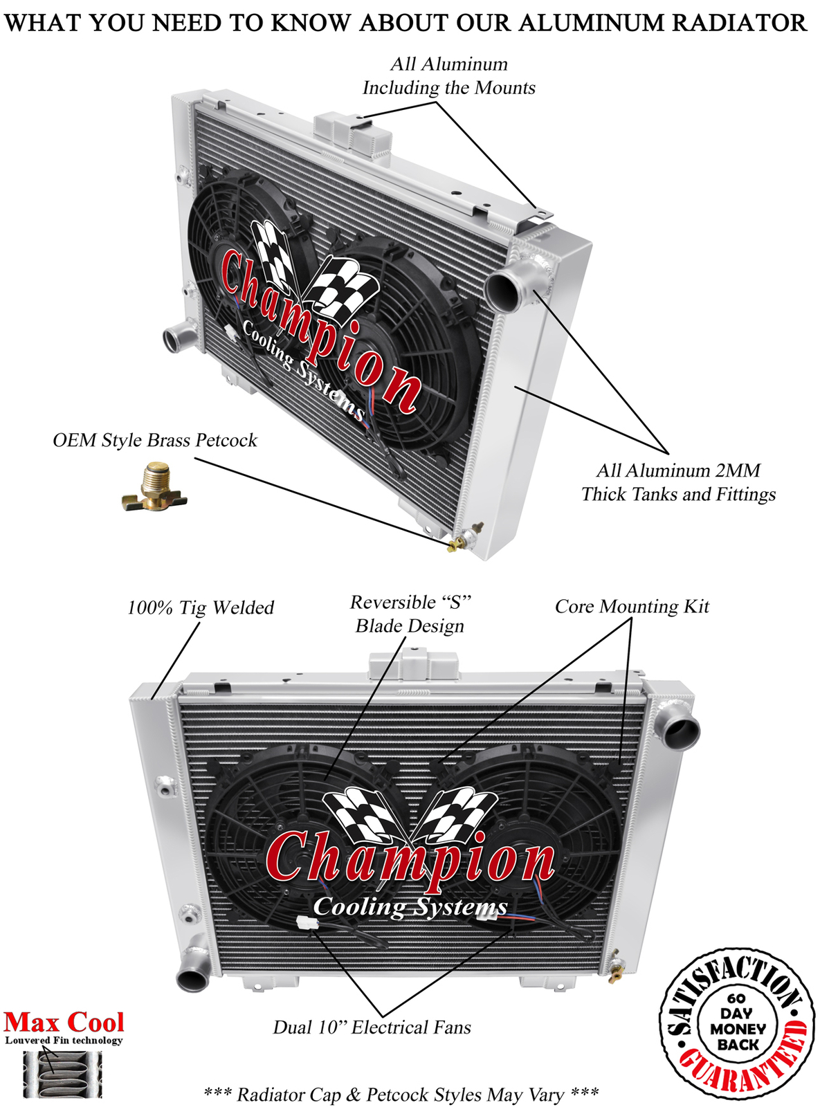 AL Champion 4 Row Radiator, 10