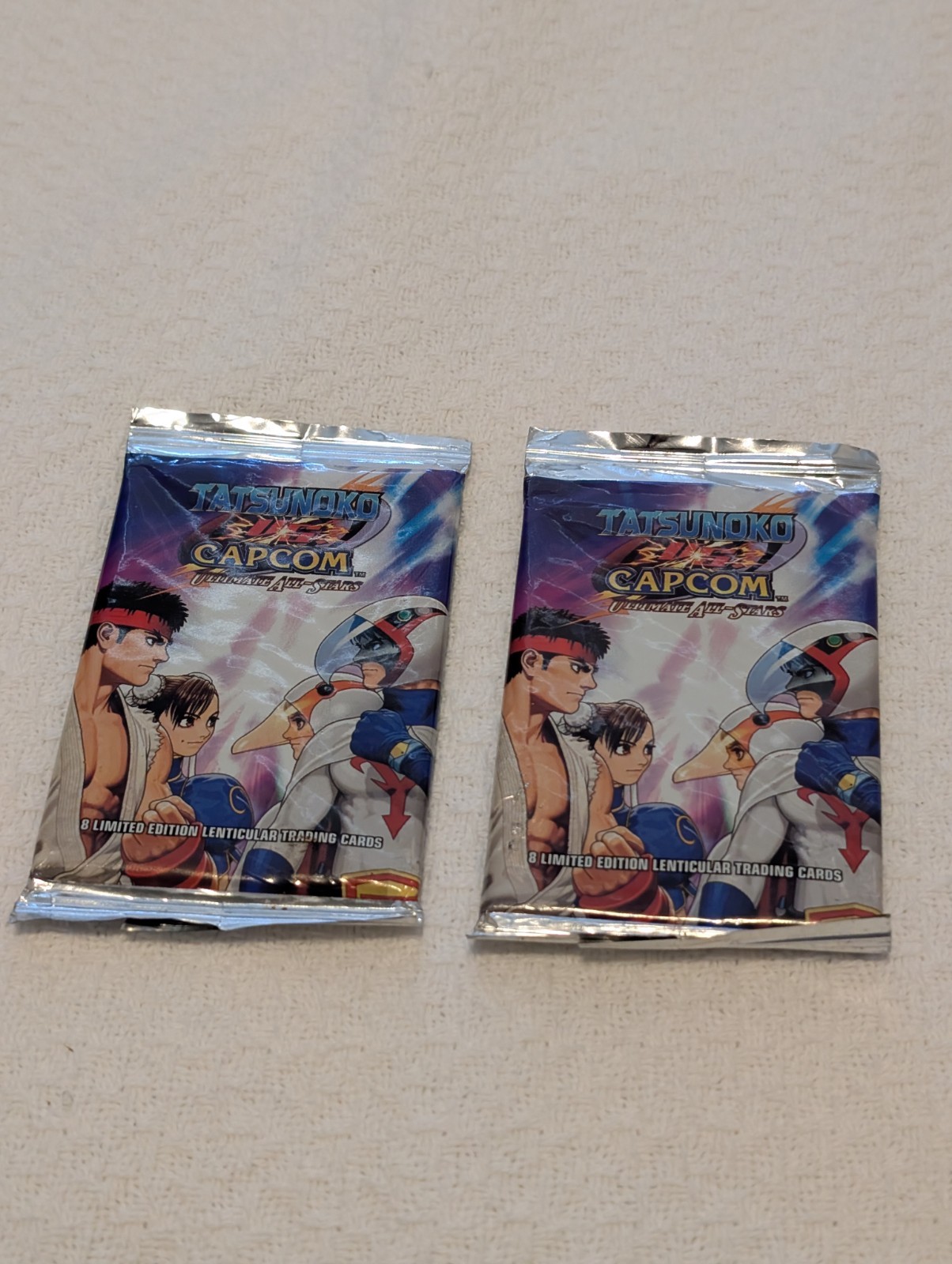 Capcom Tatsunoko vs. Capcom Ultimate All-Stars 2 Limited Edition Card Packs Lot2 Capcom Tatsunoko vs. Capcom Ultimate All-Stars 2 Limited Edition Card Packs Lot2