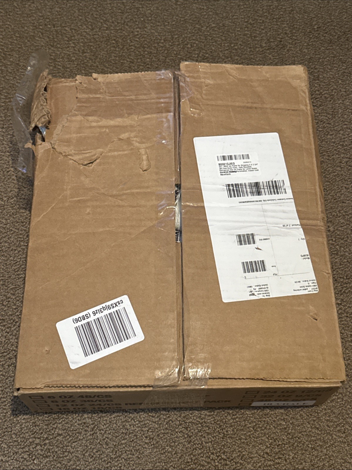 Aviditi ICE-BRIX Ice Packs for Shipping 5 X 2 3/4 96 pack bulk - Food Safe