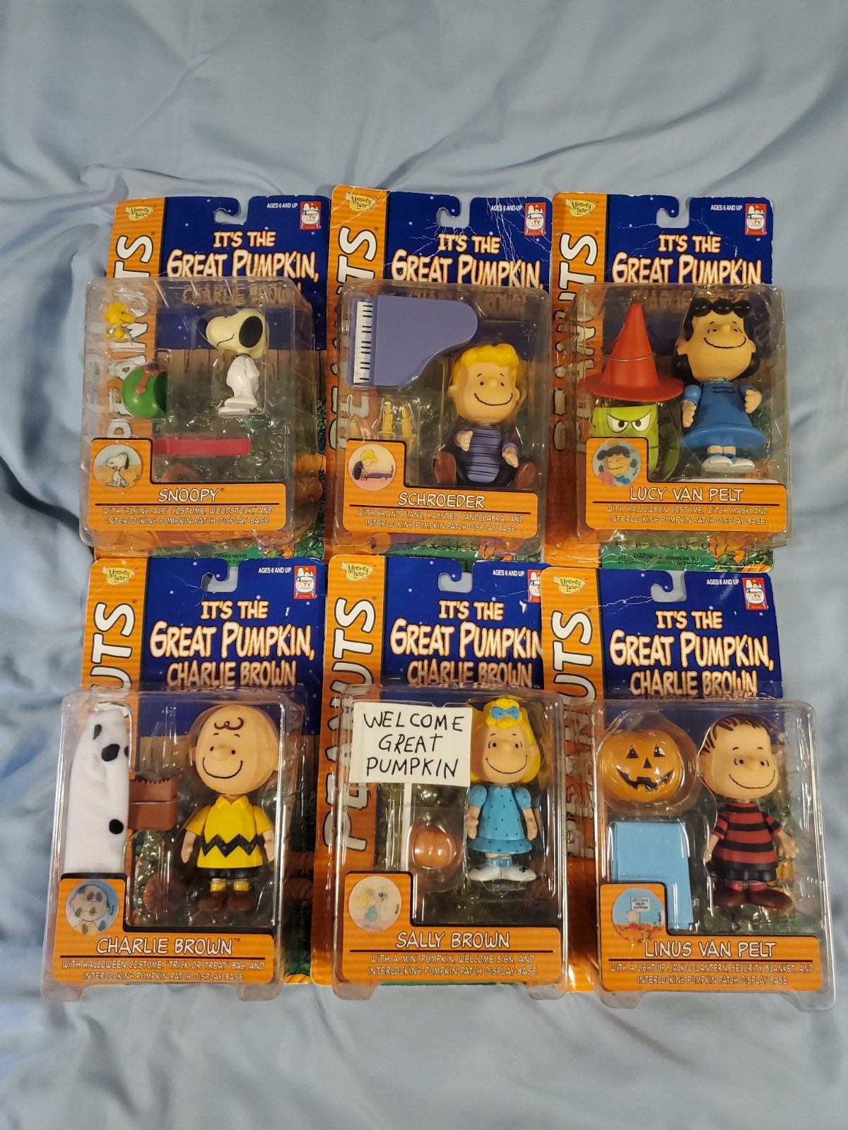 Peanuts The Great Pumpkin 2002 Memory Lane Figures Complete Set Of 6 Carded Peanuts The Great Pumpkin 2002 Memory Lane Figures Complete Set Of 6 Carded