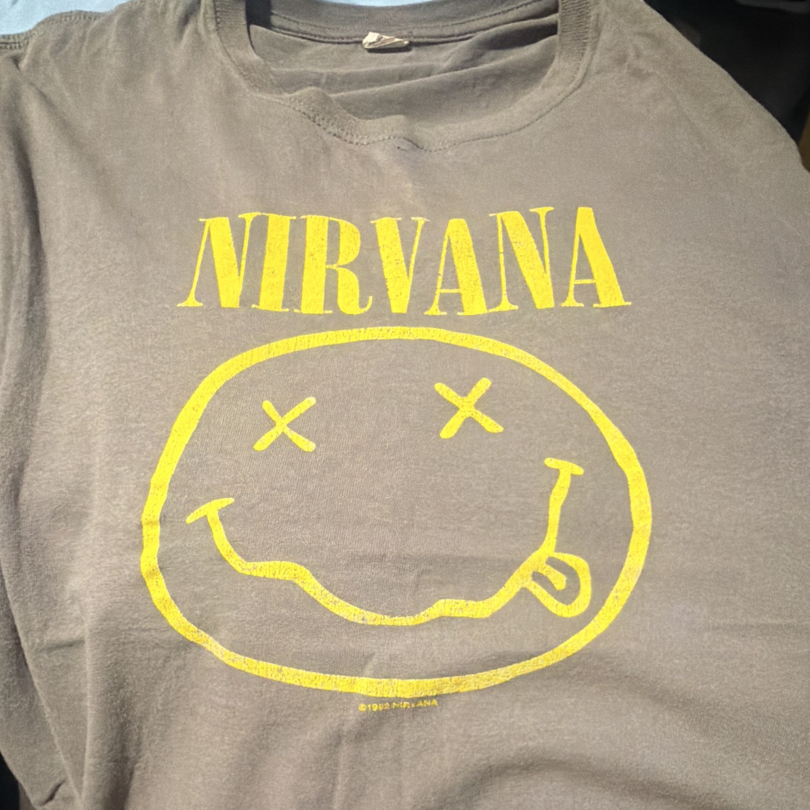 Vintage 90s to 2000s Nirvana Shirt size XL white anvil tag