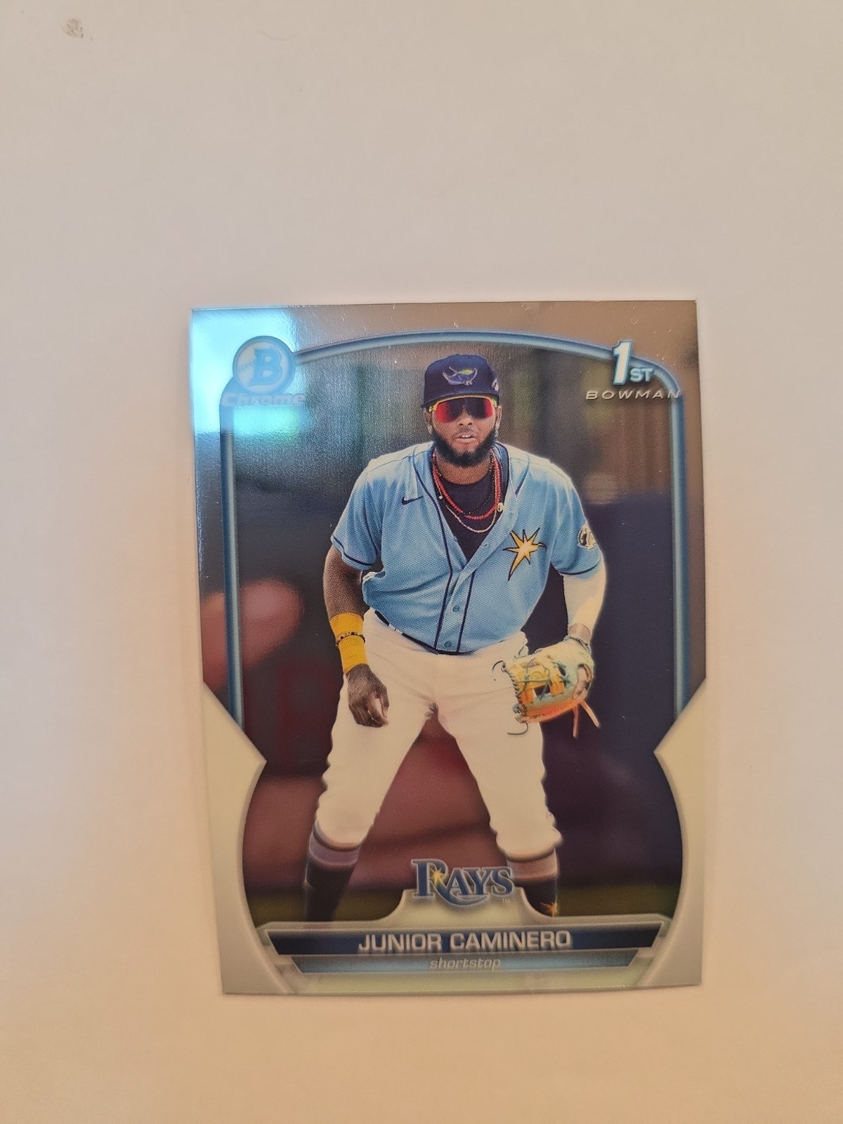 2023 Bowman Chrome Junior Caminero 1st Bowman #BCP-61 Rays