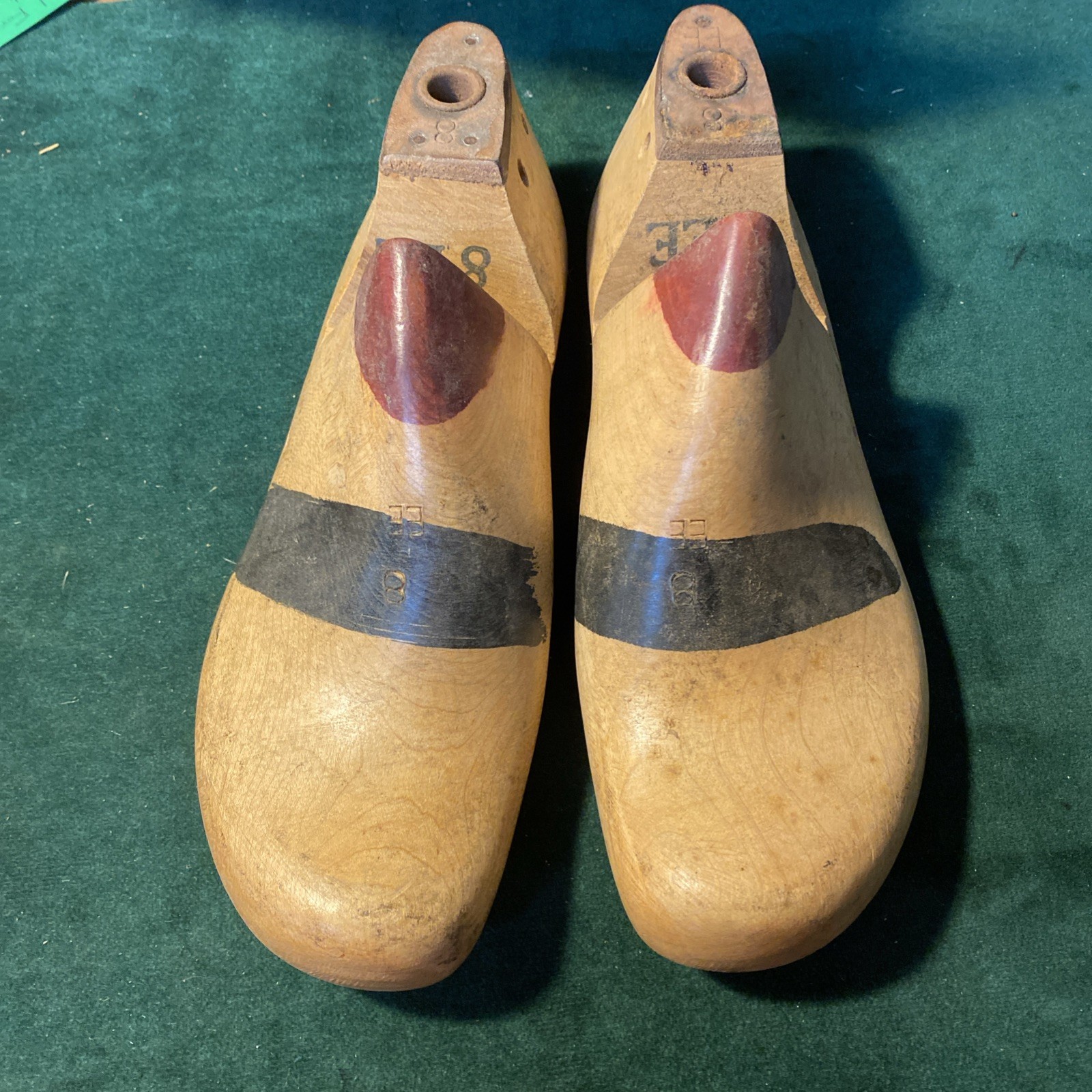 Vintage 1949 Wood Shoe Factory Industrial Mold Last 8 EE MUNSON United ~#E-38
