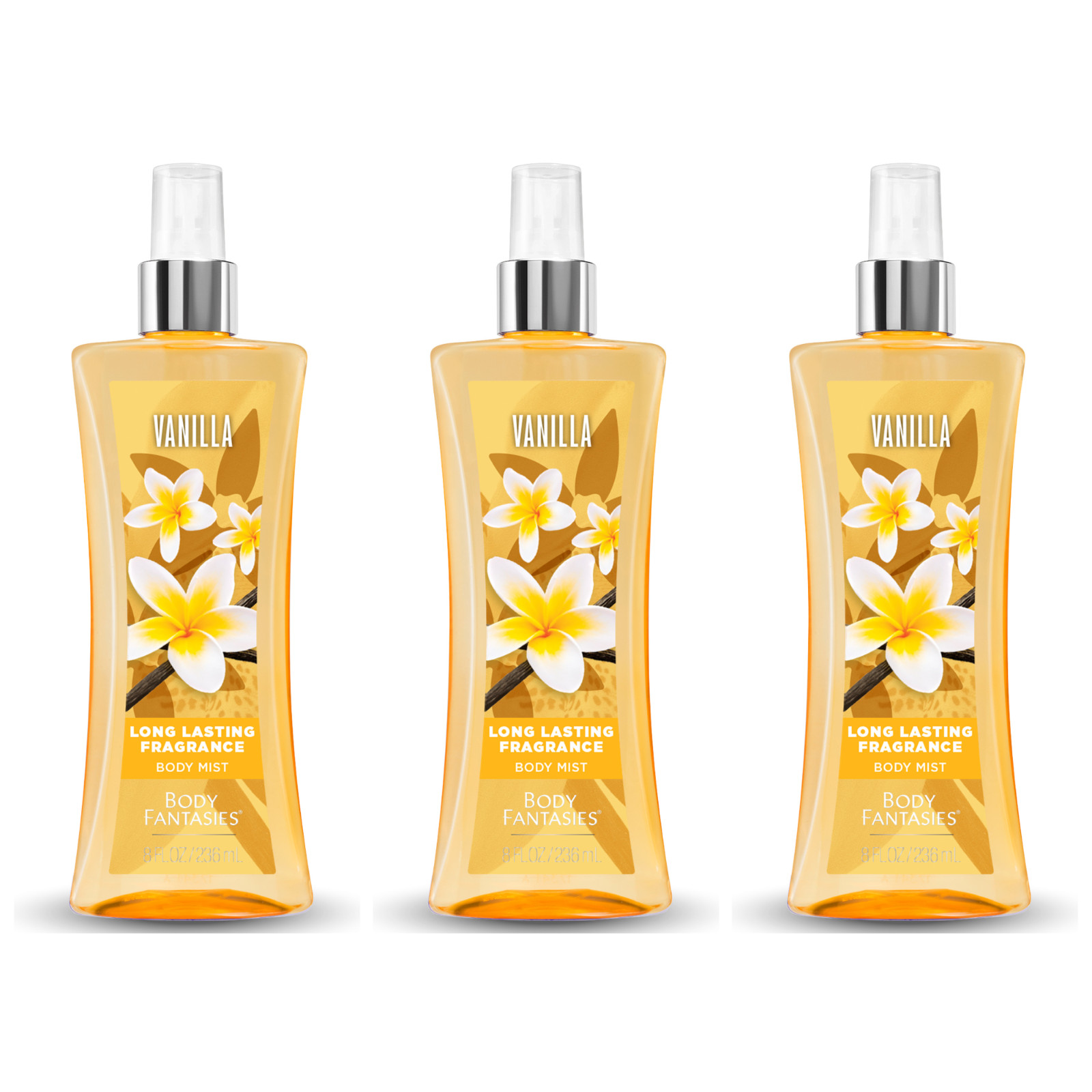 Body Fantasies Signature Vanilla Fragrance Body Spray 8 fl oz 3 Pack Body Fantasies Signature Vanilla Fragrance Body Spray 8 fl oz 3 Pack