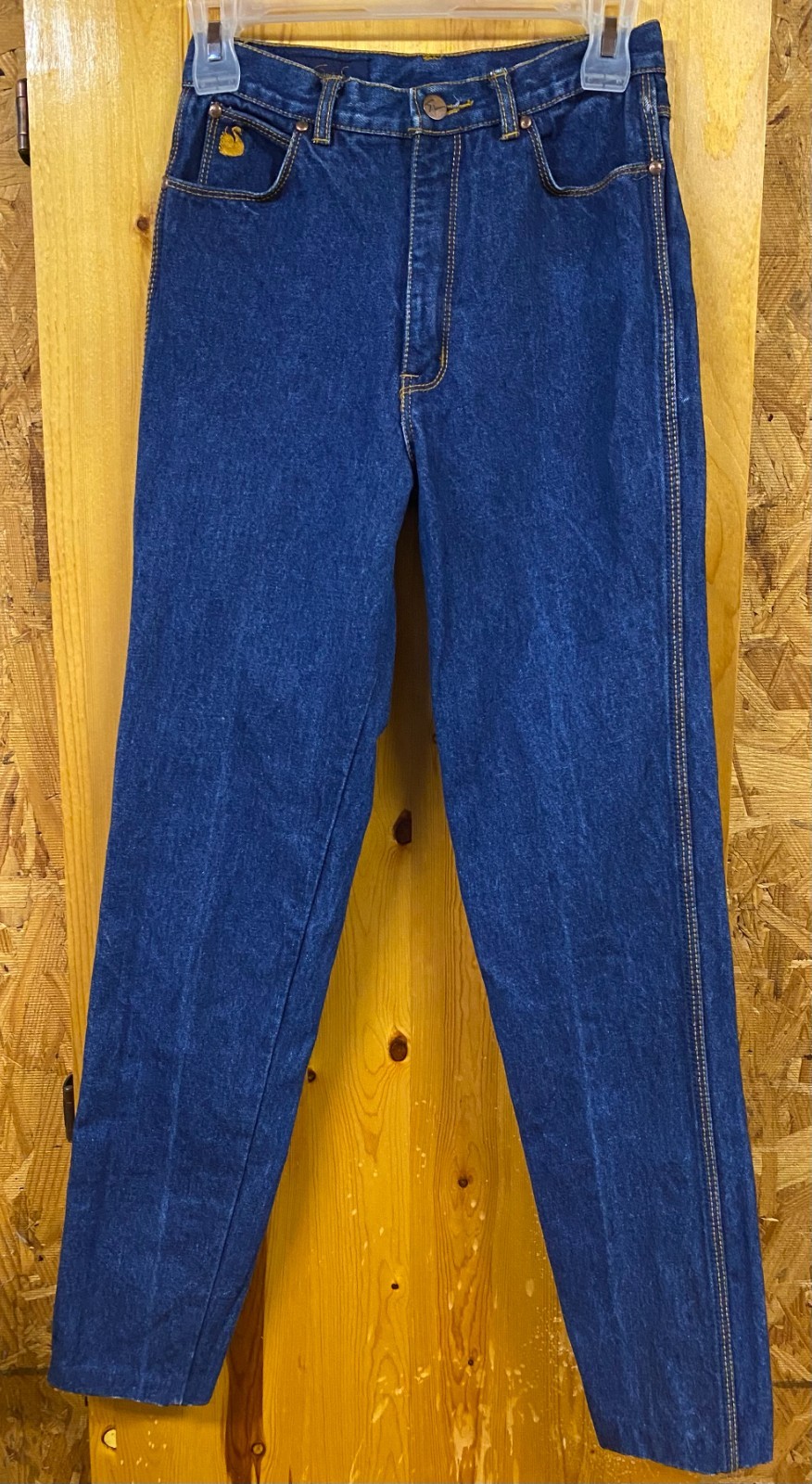 Vintage 1980\'s Gloria Vanderbilt Murjani Girls/Youth Jeans-Size 12, Swan Logo