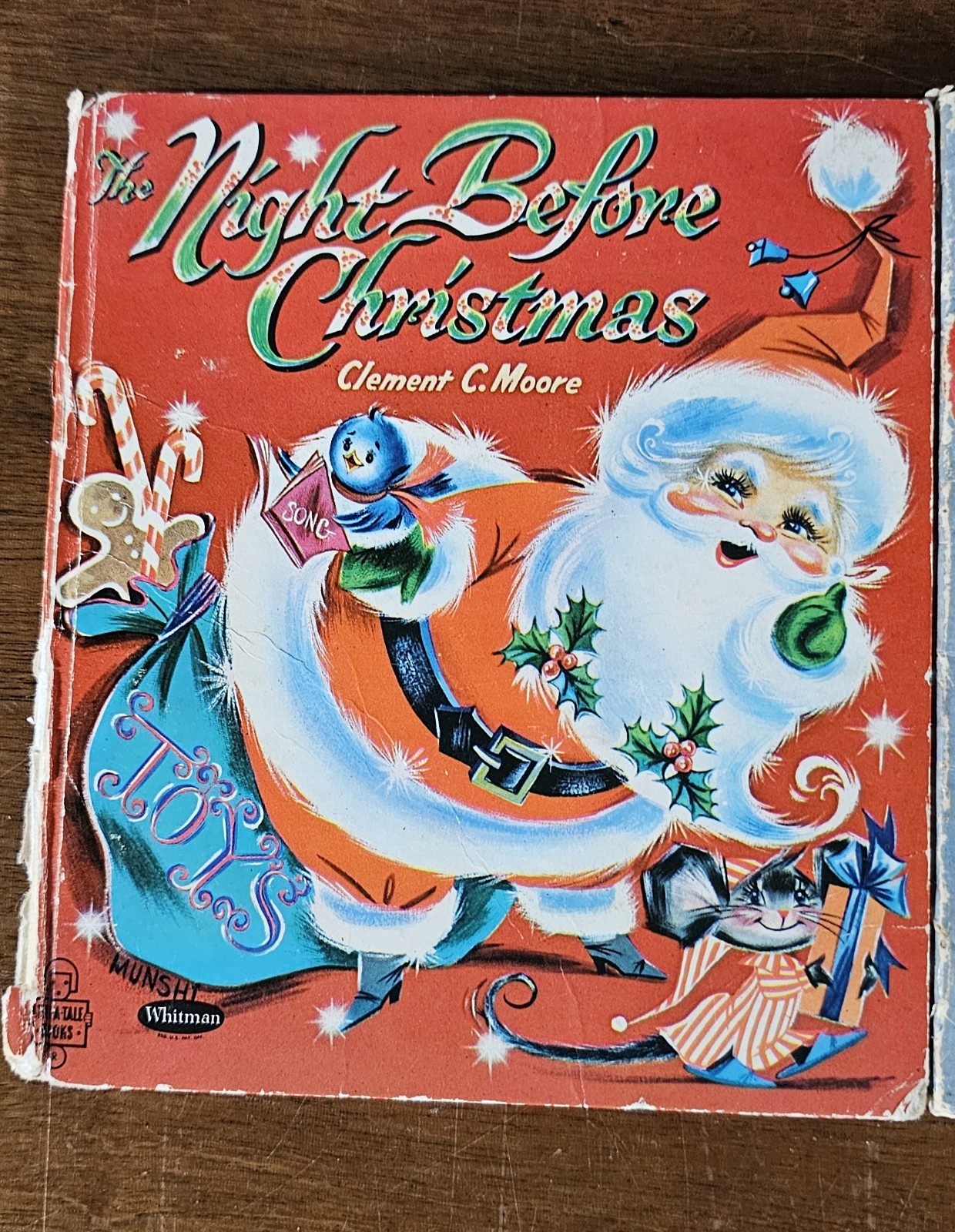 Vintage 1963 The Night Before Christmas Whitman Tell-A-Tale Book Santa Vintage 1963 The Night Before Christmas Whitman Tell-A-Tale Book Santa