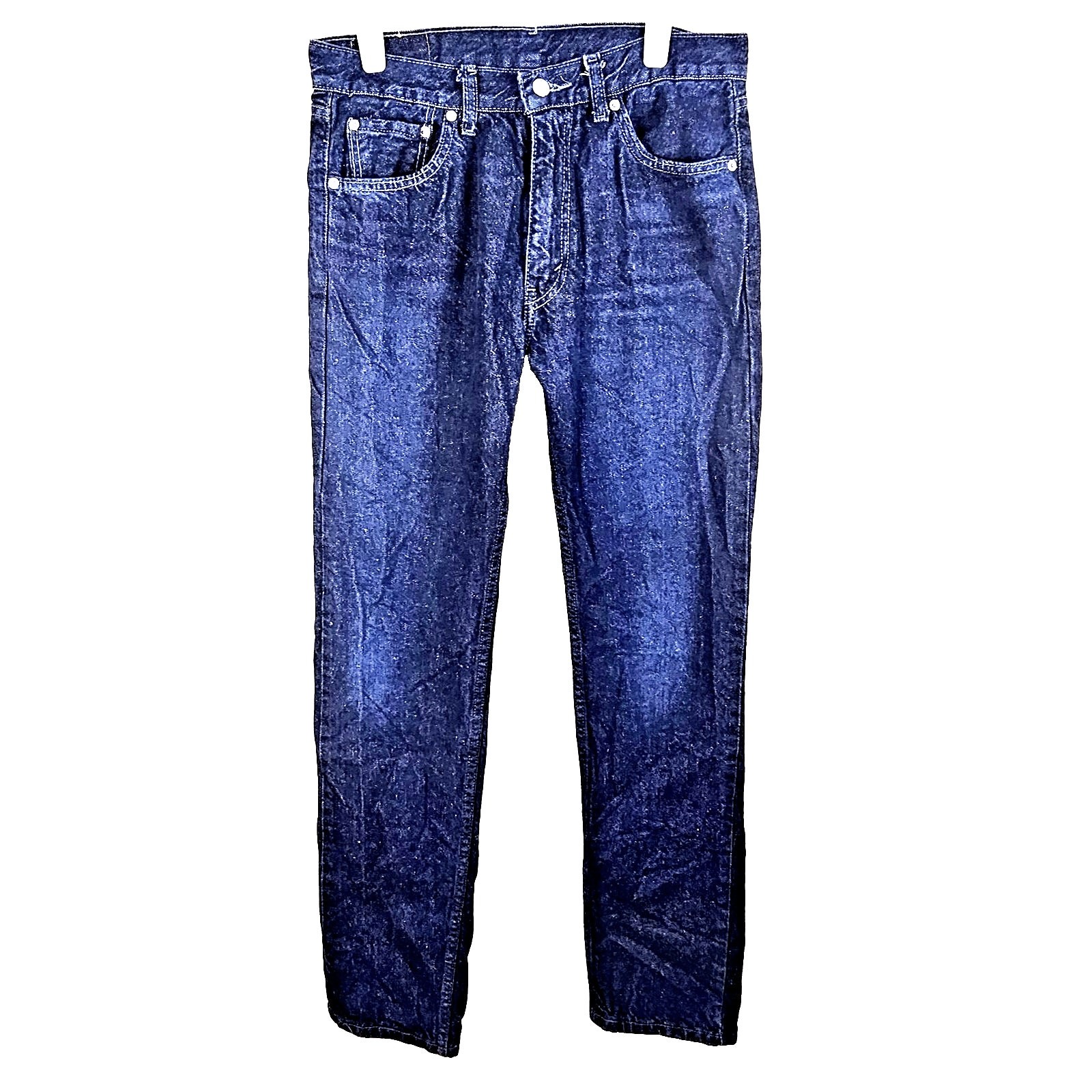 Levi\'s 505 Jeans Men\'s 33x32 Straight Leg Cotton vtg denim white specks