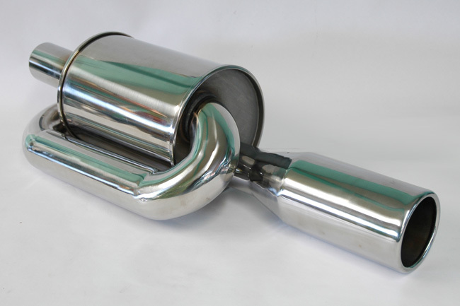 Universal JDM Twin Loop Exhaust Muffler 2.5\