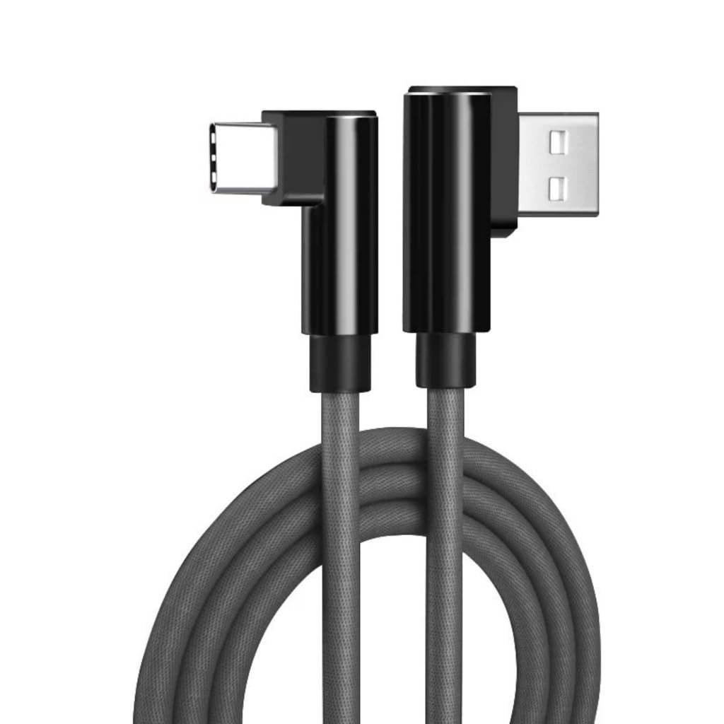  New 90 Degree Fast Charge USB-C to USB-A Cable Type C Charger Cord Charging LOT