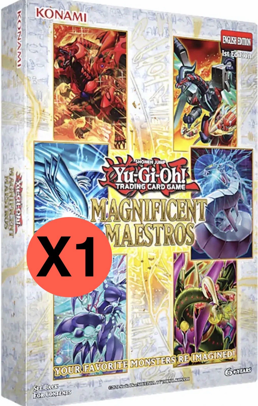 Yu-Gi-Oh Magnificent Maestros Mini Booster Box New & Sealed PREORDER Yu-Gi-Oh Magnificent Maestros Mini Booster Box New & Sealed PREORDER