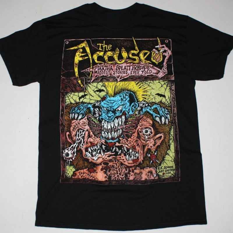 THE ACCUSED MARTHA SPLATTERHEAD'S T-shirt All Size S to 5XL NZ557