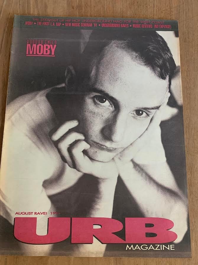 URB Magazine Moby Cover August 1991 Volume 1 #8 URB Magazine Moby Cover August 1991 Volume 1 #8