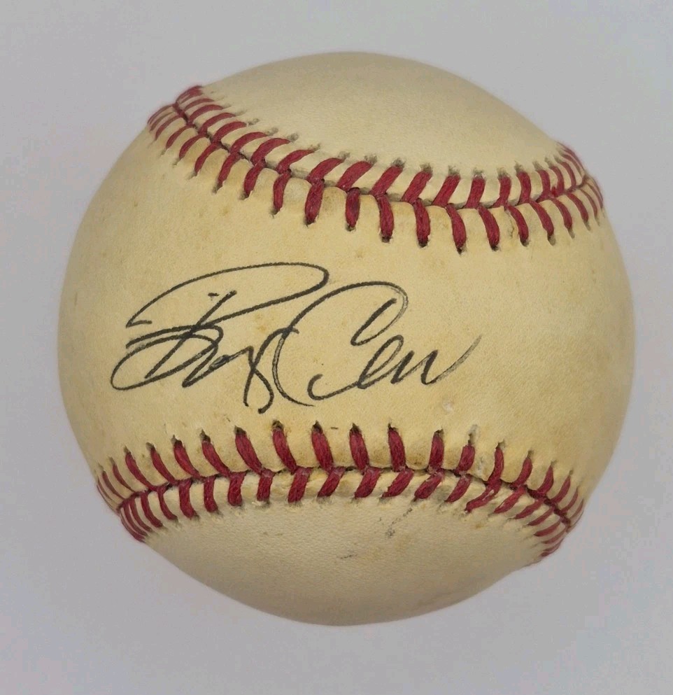 Bob Cerv Signed Baseball New York Yankees KC Athletics Autograph Beckett BAS COA