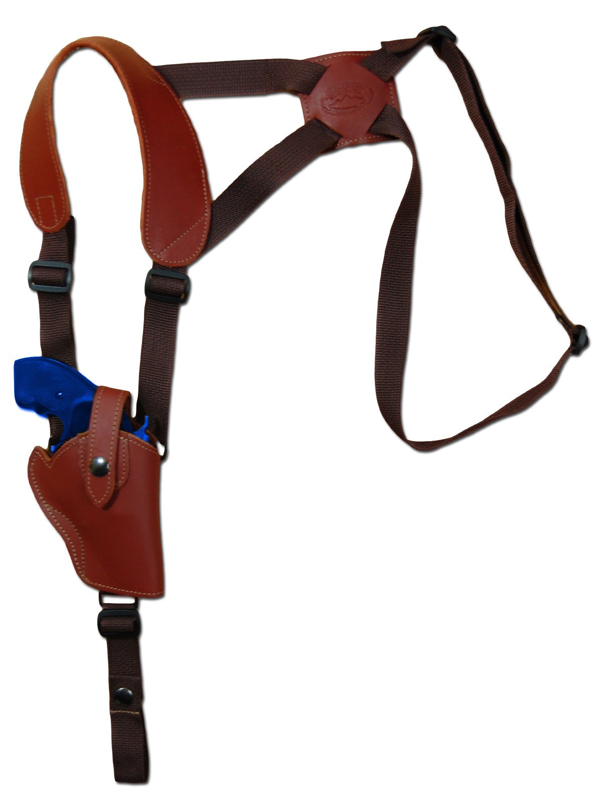 NEW Barsony Burgundy Leather Vertical Gun Shoulder Holster for S&W 2\