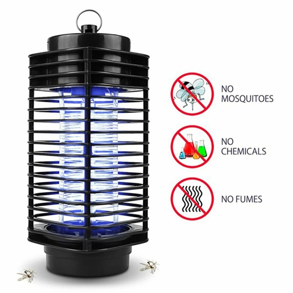 1/2PK Electric UV Mosquito Killer Lamp Outdoor/Indoor Fly Bug Insect Zapper Trap 1/2PK Electric UV Mosquito Killer Lamp Outdoor/Indoor Fly Bug Insect Zapper Trap
