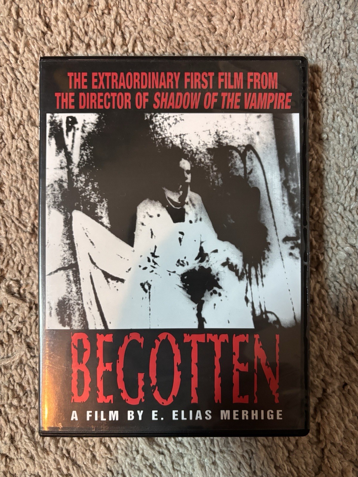 Begotten DVD 2001 World Artists RARE OOP E. Elias Merhige w/ Booklet Region 1 Begotten DVD 2001 World Artists RARE OOP E. Elias Merhige w/ Booklet Region 1