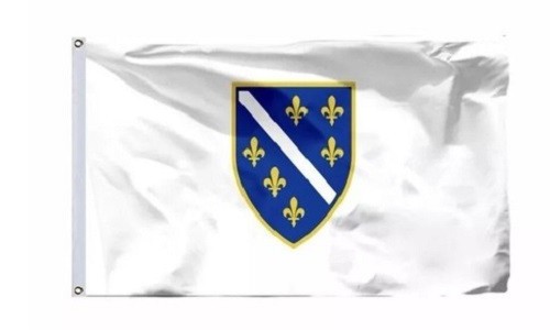 Bosnia & Herzegovina Ljiljani Flag 3x5 ft - Bosanska Zastava Ljiljani Bosnia & Herzegovina Ljiljani Flag 3x5 ft - Bosanska Zastava Ljiljani