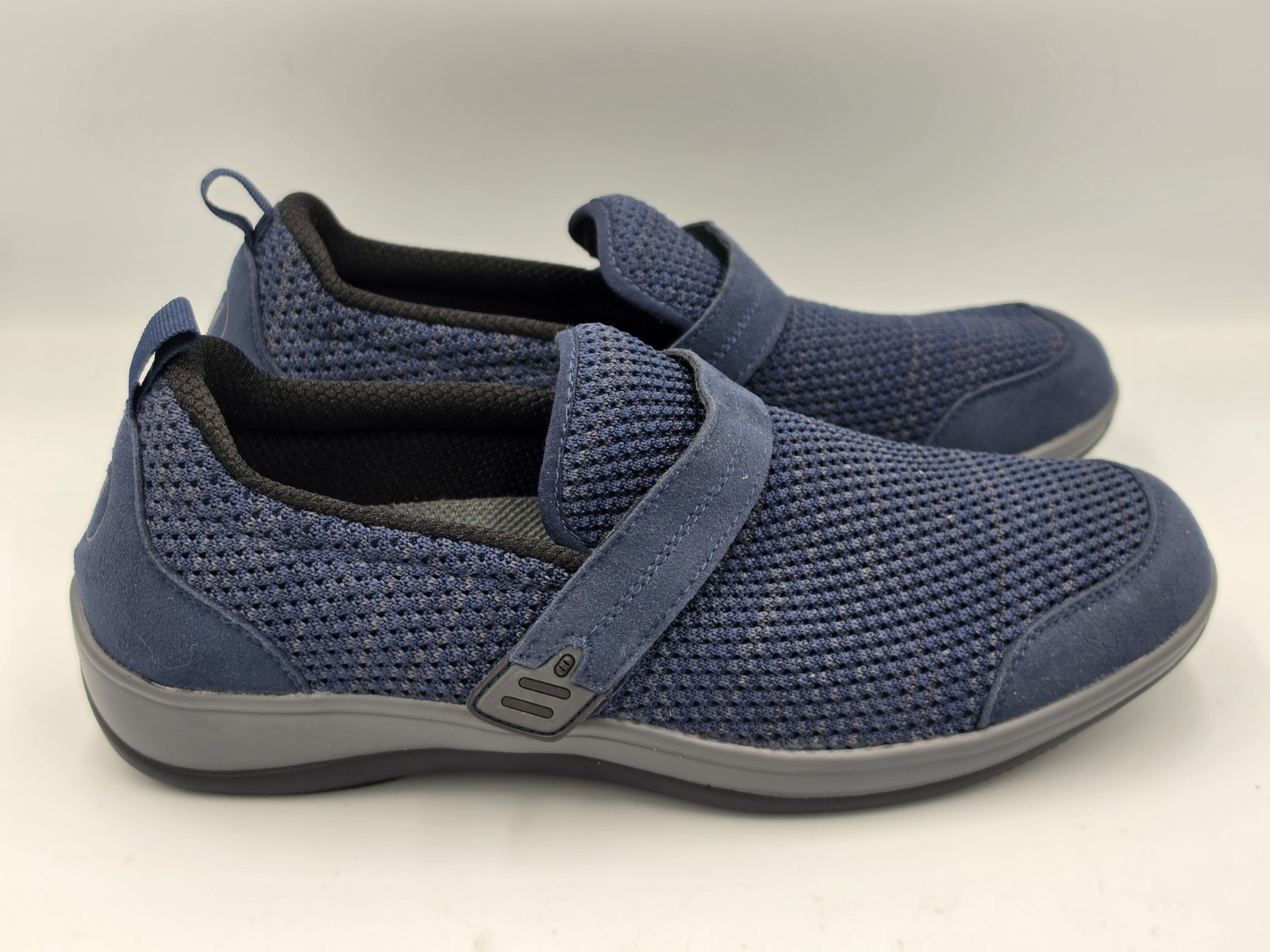 Orthofeet Quincy 823 Womens Size 11 B Navy Blue Stretch Orthopedic Shoes Comfort Orthofeet Quincy 823 Womens Size 11 B Navy Blue Stretch Orthopedic Shoes Comfort