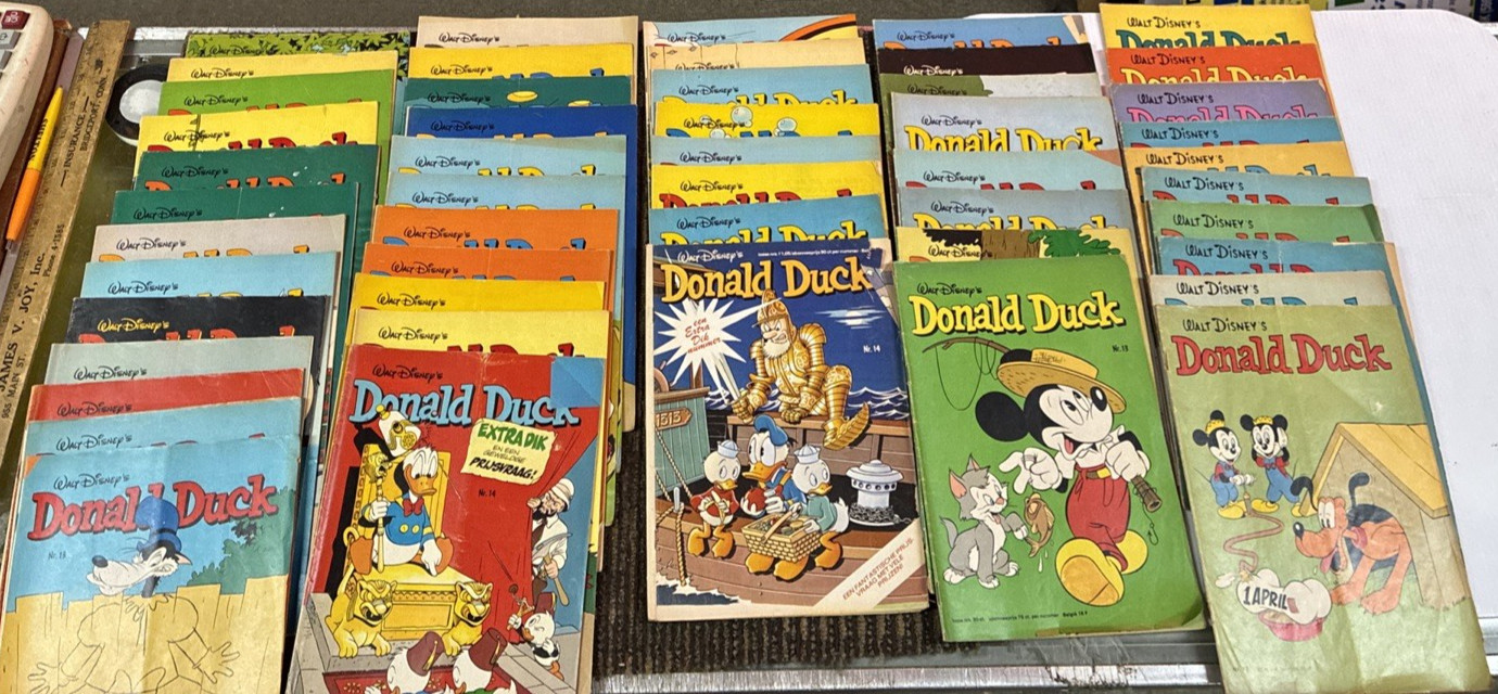 Vintage Walt Disney\'s Donald Duck Lot of 50 Comics 1973-1978