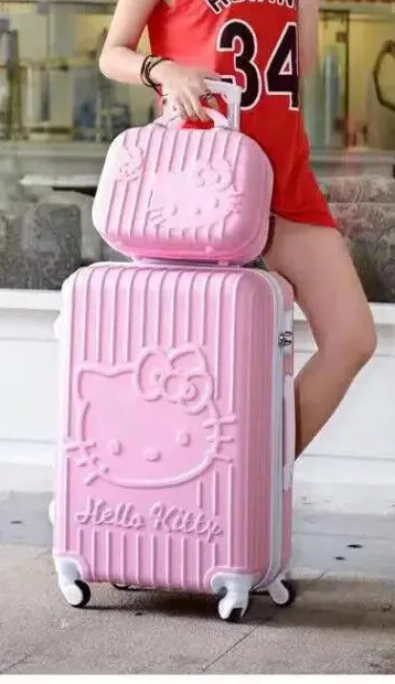 SANRIO HELLO KITTY 2 pcs SET SUITCASE SET LUGGAGE TRAVEL SANRIO HELLO KITTY 2 pcs SET SUITCASE SET LUGGAGE TRAVEL