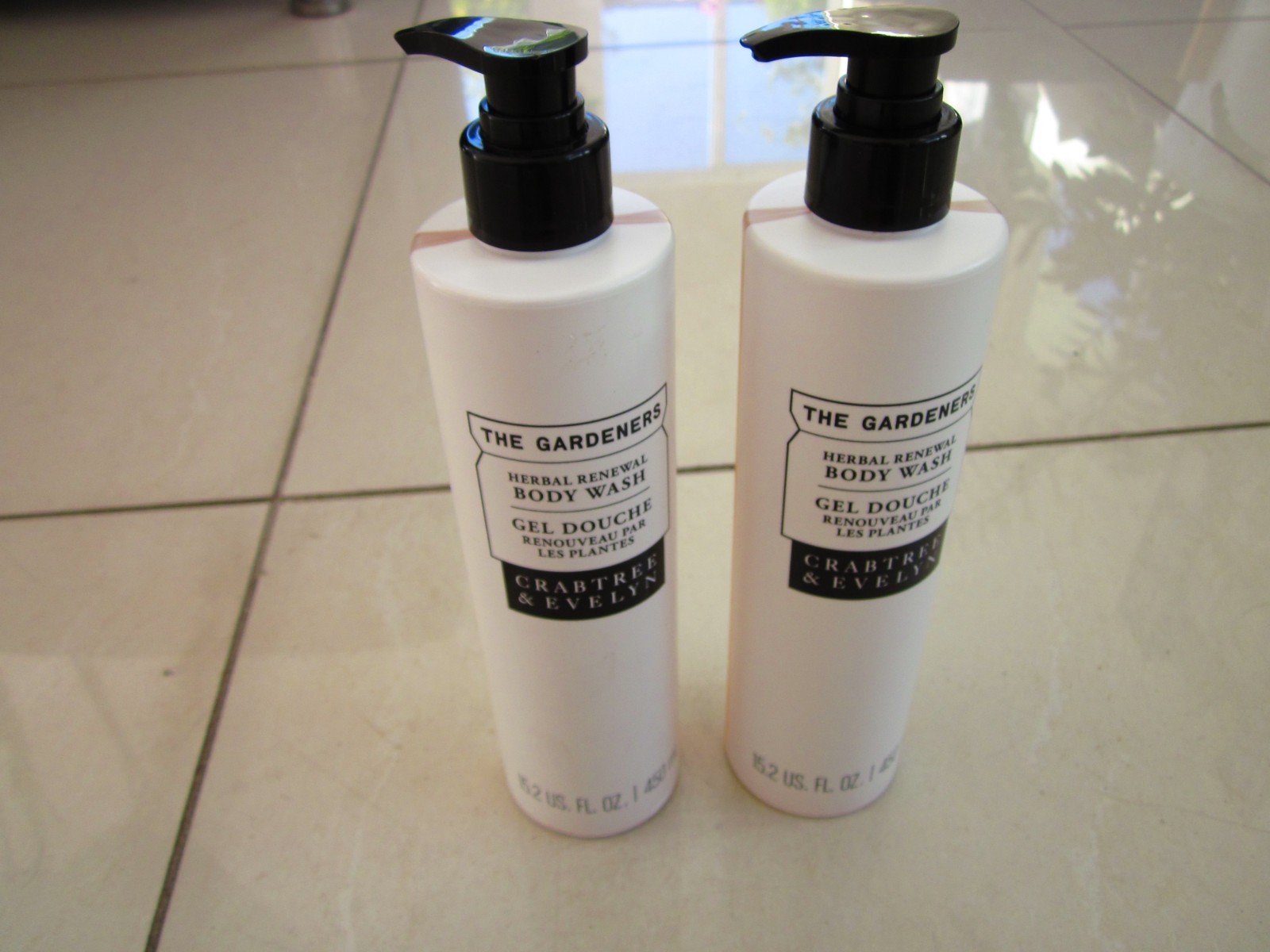 NEW 2 Bottles Crabtree & Evelyn The Gardeners Body Wash 15.2 Oz HERBAL RENEWAL NEW 2 Bottles Crabtree & Evelyn The Gardeners Body Wash 15.2 Oz HERBAL RENEWAL