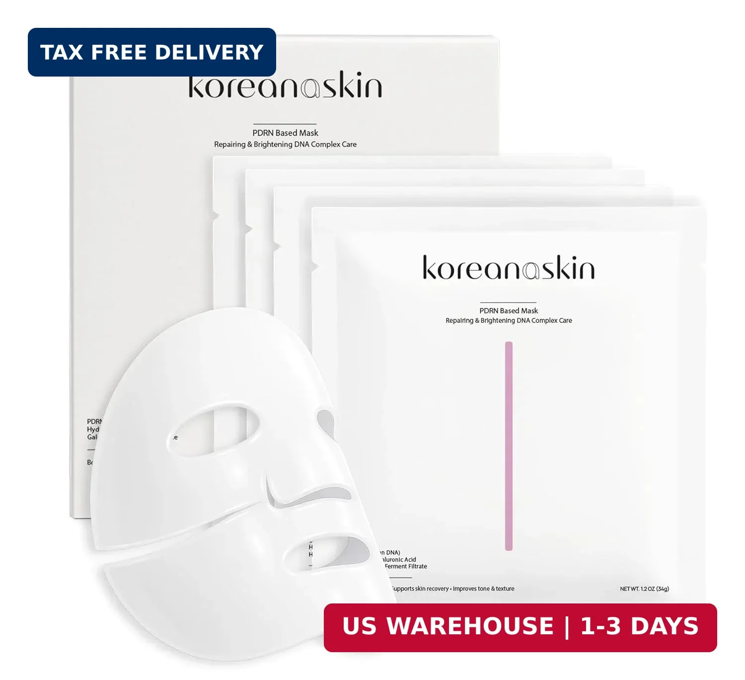K-Beauty PDRN DNA Complex Hydrogel Sheet Mask - Korean Regenerative Salmon DNA &