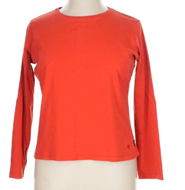 IZOD Women\'s Burnt Orange Long Sleeve Crew Neck T-Shirt - Size XL/XG