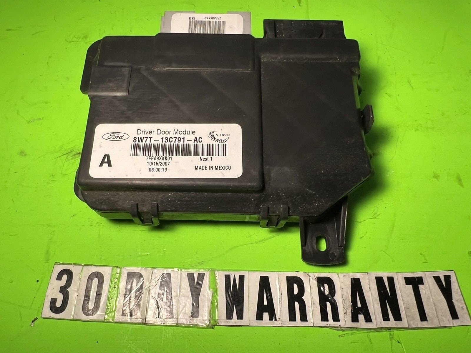 08-10 GENUINE LINCOLN TOWN CAR KEYLESS ENTRY DR MODULE 8W7T-13C791-AC/AD OEM 08-10 GENUINE LINCOLN TOWN CAR KEYLESS ENTRY DR MODULE 8W7T-13C791-AC/AD OEM