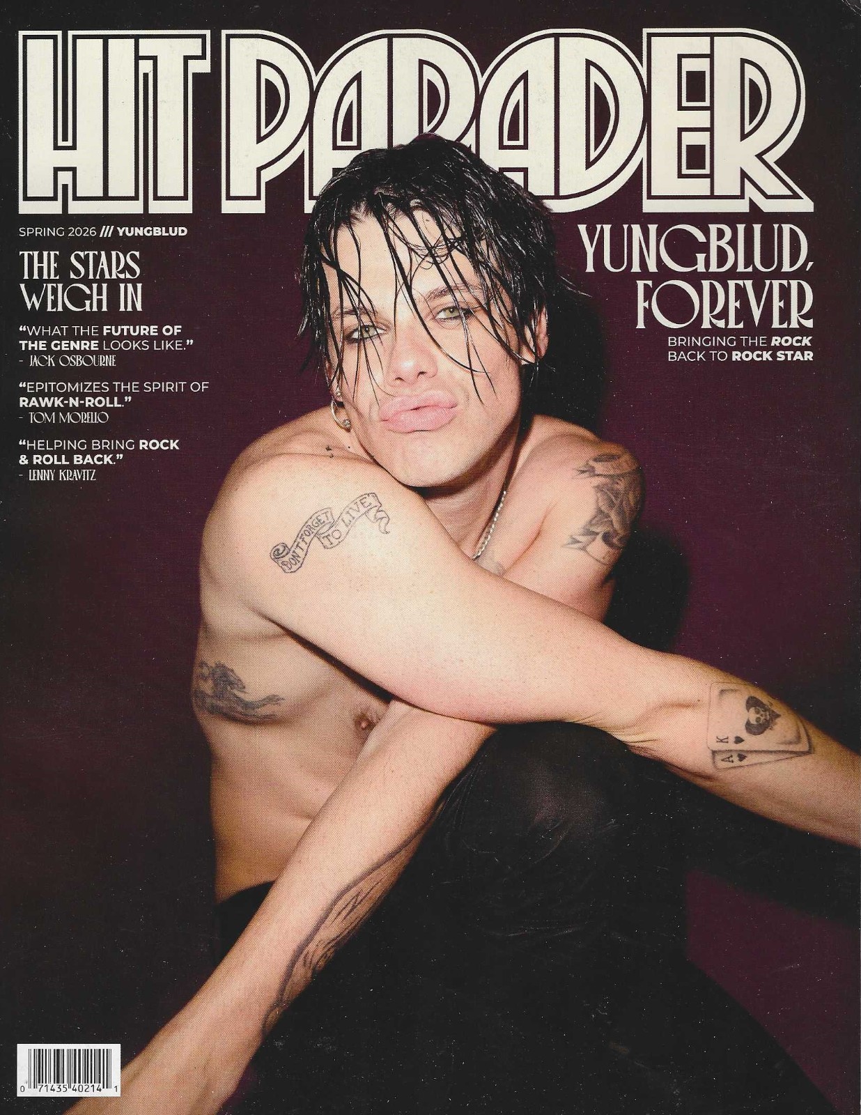Hit Parader Magazine Spring 2026 Young Blood Forever Hit Parader Magazine Spring 2026 Young Blood Forever
