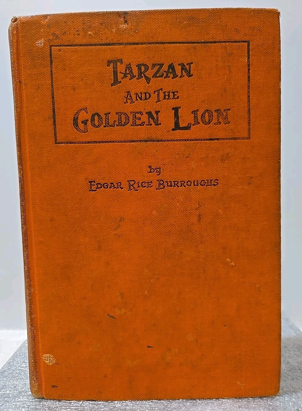 1924 Tarzan & The Golden Lion By Edgar Rice Burroughs HC Grosset & Dunlap 1924 Tarzan & The Golden Lion By Edgar Rice Burroughs HC Grosset & Dunlap
