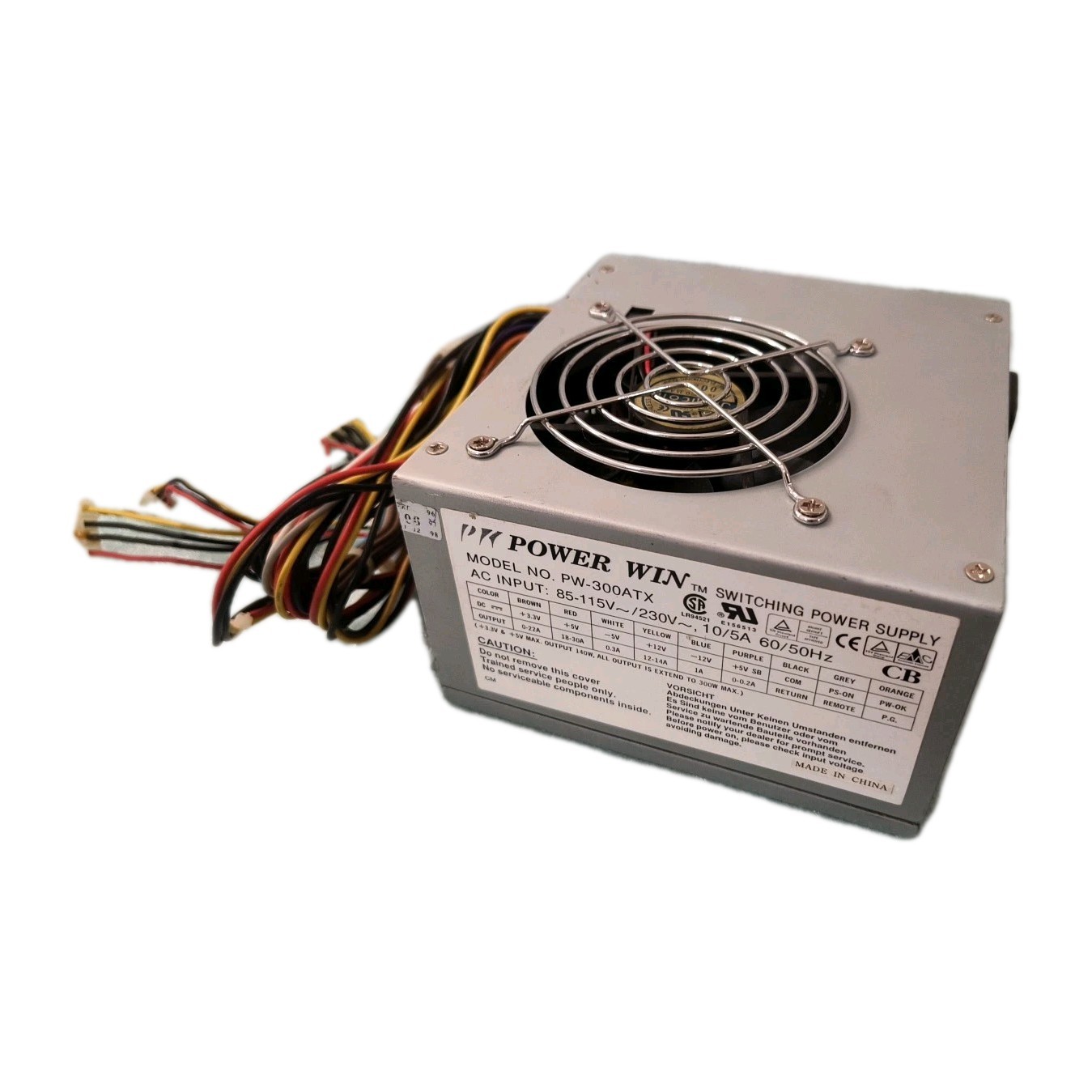 VINTAGE POWER WIN MODEL PW-300ATX 300 WATT ATX POWER SUPPLY DS-PS-7