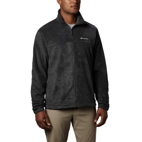 Men\'s Columbia Steens Mountain Fleece In Charcoal Full Zip Jacket Size Small New